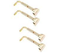 BESTonZON 4pcs Violin Chin Rest Screws Metal Replacement Parts for Violin Holder Accessory