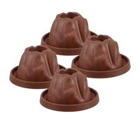 BESTonZON 4pcs Volcano Eruptions Science Models for Lab Supply Diy Volcano Experiment Kit Desktop Dinosaur Landscape Prop for Boys and Girls Explore