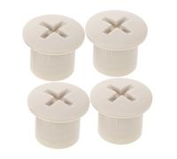 BESTonZON 4pcs Weather-resistant Slide Fixing Caps for Play Equipment Plastic Screw Bolt Protectors with Inner Diameter Smooth Finish Safety Covers for Slides and Playground Hardware