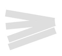 BESTonZON 4pcs White Pet Snare Wire Straps for Snare Drum Sl esign Enhances Aesthetic Appeal and Fixes Drum Wires Instrument Accessory for Maintenance and Replacement