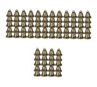BESTonZON 4sets Mini Hanging Christmas Bells Bell Decorations Wind Chime Diy Decorative Bell Pendant Compact Christmas Decor for Wall 20pcs*4
