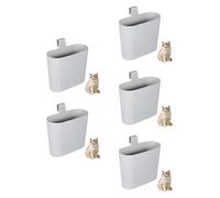 BESTonZON 5 PCS Cat Litter Scoop Holder - Universal Hanging Storage Container for Cat Litter Scooper, Organizing Stand, Ideal for Keeping Your Cats Area Tidy