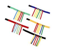 BESTonZON 5 Sets Catching Tail Belts for Interactive Games with Ribbons for Outdoor Chasing Activities Team Sports Training Equipment Fun Family Classmate Play
