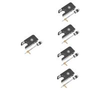 BESTonZON 5 Sets Practicing Violin Bow Frog Violin Bow Instrument Part Violin Parts Violin Accessories Useful Violin Bow Frog Oud Instrument Violin Tuner Clip on Black Copper