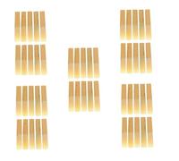 BESTonZON 50 Pcs Clarinet Sax Reeds Clarinet Part Instrument Saxophone Accessories Oboe Alto Saxophone Reeds Saxophone Parts Clarinet Case Clarinet Supplies Natural