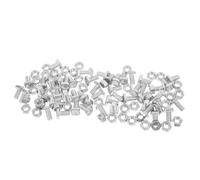 BESTonZON 50 Sets Greenhouse Hardware Nuts Bolts Kit Greenhouse Channel Bolts and Fasteners Set for Grow Tunnel Frame Repair Fittings with Assorted Nuts and for Construction