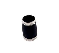 BESTonZON 50mm Two Section Tube Tuning Tube Metal Clarinet Barrel Cc02 Black Lightweight High Grade Material Improves Tonal Focus for Clarinet Woodwind Instrument