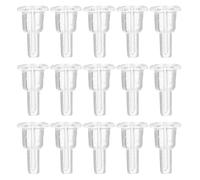 BESTonZON 50pcs Back Pads Resin Antibending Structure Dustproof Earring Backstops for Secure Pierced Ear Protection