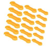 BESTonZON 50pcs Bird Leg Correction Brace for Chicks and Parrots, Yellow Abs Foot Alignment Correction Band with Gentle Care, Poultry Foot Support for Growth