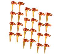 BESTonZON 50pcs Inflatable Torch Props Large Lightweight Decorative Torches for Sports Games Party Accessories Adults Portable Fun Photo Props for Medieval and Outdoor Events