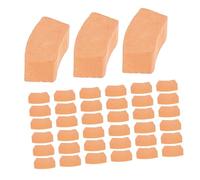 BESTonZON 50pcs Mini Bricks Building Kit Pottery Clay Realistic Faux Miniature Bricks for DIY House Model Craft Play Educational Construction