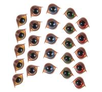 BESTonZON 50pcs Safety Plastic Doll Eyes for Crochet Animals Cartoon Eyes with Washers for DIY Plush Toy Making for Stuffed Animal Crafts and Puppets