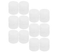 BESTonZON 50pcs White Plastic Rattle Boxes for Dolls and Novelties, 27mm Noise Maker Inserts to Draw Baby's Attention and Develop Hand and Eye Coordination, for Crib and Baby Carrier Toys
