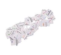 BESTonZON 57pcs Guitar Chord Practice Music Beginner Chord Trainer Cards Portable Chart Diagrams for Practice Music Learning
