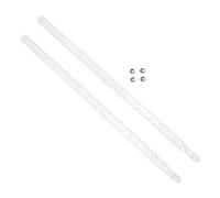 BESTonZON 5a Glowing Fluorescent Drumsticks 2pcs Red Blue Bubble Design Percussion Drumsticks for Acoustic Electronic Drum Kits, Light up Music Drum Stick for Drummers