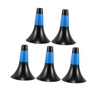 BESTonZON 5pcs Agility Training Cones for Soccer Basketball Football Plastic Sports Marker Buckets with High Visibility for Precision Drills and Playground Use
