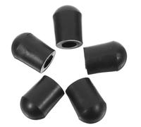 BESTonZON 5pcs Bass Guitar Endpin Stopper Slip Pad for Cello Double Bass Rubber Tip Cap for Instrument Protector