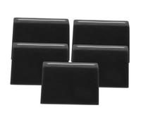 BESTonZON 5pcs Black 4mm Inner Hole Replacement Shaft Knobs for Sound Console Fader Straight Slide Dj Mixer Slider Caps for Electronic Music Accessories