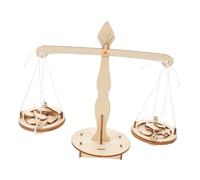 BESTonZON 5pcs DIY Balance Scale Model for Stem Science Experiment Kit with Complete Materials and Easy Guide Portable Math Balance Scale for Educational Play and Learning Projects