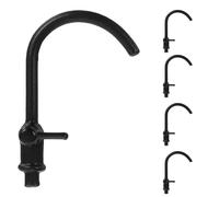 BESTonZON 5pcs Dollhouse Faucet: Metal Mixer Tap Miniature Bathroom Model For Bathtub High Detail Dollhouse Accessory For Realistic Craft Kitchen Scene