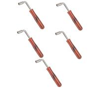 BESTonZON 5pcs Dulcimer Wrench Screw Locking Wrench Guitar Tuner Guitar Parts Dulcimer Tuning Supplies Piano Instrument Dulcimer Parts Auto Meter Instrument Tone Tuning Accessory Wood