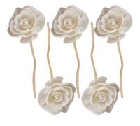 BESTonZON 5pcs Fireless Aroma Dried Flower Sticks for Reed Diffuser, Creative Wood Material with Workmanship, Volatilizing Fragrance to Release Aroma, for Hotel and Shopping Mall