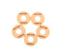BESTonZON 5pcs Guitar Switch Parts Toggle Plate Washer Ring for Electric Guitar Gn603