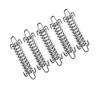 BESTonZON 5pcs High Strength Steel Rope Buckle Durable Tent Wind Spring Hook for Outdoor Camping Tensioner for Strong Winds and Stability