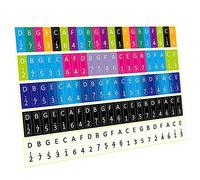 BESTonZON 5pcs Kalimba Learning Stickers Design Easy to Use Note Labels for Thumb Piano Beginners Removable Stickers for Identification