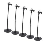 BESTonZON 5pcs Miniature Microphone Model for Dollhouse Musical Instrument Collectible Realistic Mini Microphone for Doll Star Figures Enhances Storytelling and Dollhouse Decor