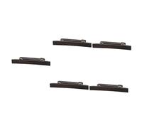 BESTonZON 5pcs Piano Bridge Electric Guitar Parts DIY Guitar Rosewood Guitar Bridge Smooth Guitar Bridge Electric Guitar Bridge Double Rocker Bridge Guitar Accessories Guitars Coffee Wooden