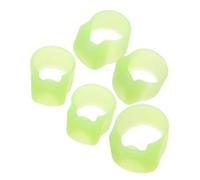 BESTonZON 5pcs Pipa Nail Cover Silicone Fingertip Guards for Boys and Girls Adults Stringed Instruments Practice Nail Protection