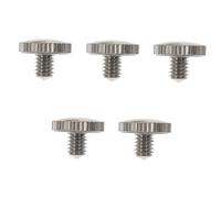 BESTonZON 5pcs Premium Silver Trumpet Pull Ring Screws Professional Musical Instrument Parts Easy Install Replacement for Trumpets