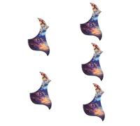 BESTonZON 5pcs Self-adhesive Acoustic Guitar Pickguard Material Anti-scratch Plate for Electric Guitar Easy Install Protection for Parts