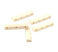 BESTonZON 5pcs Slotted Electric Guitar Nut Replacement Bass Guitar String Saddles Accessories for Nut