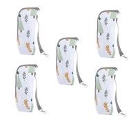 BESTonZON 5pcs Thermal Milk Bottle Bag Insulated Nursing Bottle Handle Portable Bag for Hiking Traveling