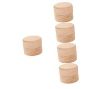 BESTonZON 5pcs Tooth Holder Wooden Keepsake Box Fetal Hair Case and Teeth Storage Container for Boys and Girls Design Memory Organizer for Special Moments for Birthdays and Celebrations
