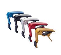 BESTonZON 5pcs Ukulele Capo Change Tune Clamp Acoustic Guitar Tuner Clip Guitar Tuners for Acoustic Electric Random Color