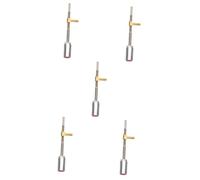 BESTonZON 5pcs Violin Bow Repairing Tool Frog Screw Metal Part for Violin Bow Maintenance Replacement