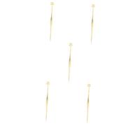 BESTonZON 5pcs Violin Fret Hook Instrument Tool Violin Install Repair Tool Violin Luthier Supplies Viola Tuner Viola Instrument Musical Instrument Tuners Violin Gauge Measurer Alloy Golden