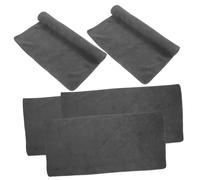 BESTonZON 5pcs Washable Guinea Pig Bedding Pads Small Pet Cage Liners Soft Grey 30x60cm for Gerbil Hamster Hedgehog Sleeping Mats