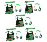 BESTonZON 5sets Boy Girl Wrist Strap and Girls Walking Leash Lost Wrist Bands for Toddlers Harness