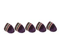 BESTonZON 5sets Bulk Guitar Picks Thick Guitar Picks for Acoustic and Bass Xylonite Nylon Material Comfortable Playing Experience () 30pcs*5 Random Color
