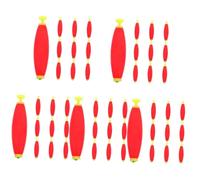 BESTonZON 5sets Fishing Floats Kit Durable Eva Foam Spring for Fishing Activities Brightly Colored Bite Indicators for Easy Visibility and Fish Lure 10pcs*5