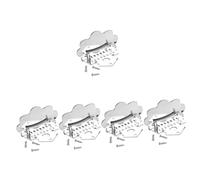 BESTonZON 5sets Mandolin Music Instrument Tailpiece Replacement Part Stylish Design for Improved Sound