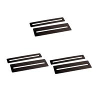 BESTonZON 6 Pcs Luthier Tool Mandolin Fret Protector Fretboard Memorization Deck Polish Guitar Fret File Guards Bass Guitar Fretboard Fret Dressing Fingerboard Guards for Bass Guitars Black