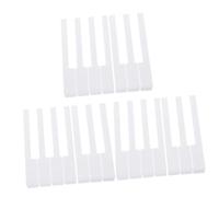 BESTonZON 6 Pcs Piano Keys Upright Piano Keyboard Repair Tools for Piano Korean Keyboard Piano Repairing Accessories Piano Repairing Gadgets Piano Key Board Piano Key Stickers Plastic White