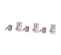 BESTonZON 6 Pcs Strap Locks Guitar Locks Blocks Strap Lock Buttons Lock It Guitar Strap Guiatr Straplocks Guitar Strap Kits Guitar Security Lock Guitar Strap Lock Banjo Guitar Strap Button