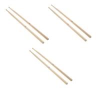 BESTonZON 6 Pcs Walnut Drumsticks 2 Timpani Stick Musical Drumstick Drumsticks for Drums Glockenspiel Sticks Drum Accessories Drum Sticks Practice Drumstick Lightweight Drumsticks