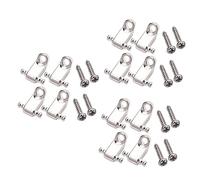 BESTonZON 6 Sets Roller Style String Retainers Tree for Electric Guitar Mounting Tree Buckle for Guitar Accessories